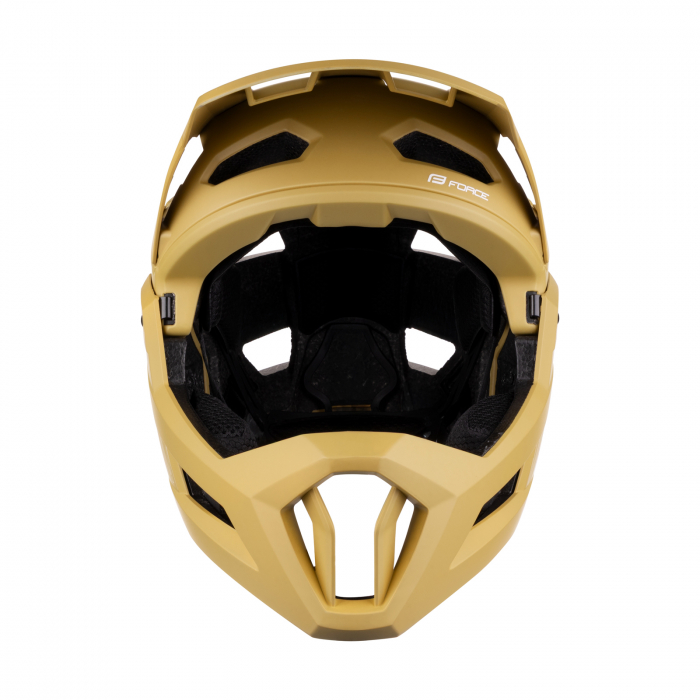Casca full-face Force Venom Downhill, maro, S-M, 55-58cm [3]
