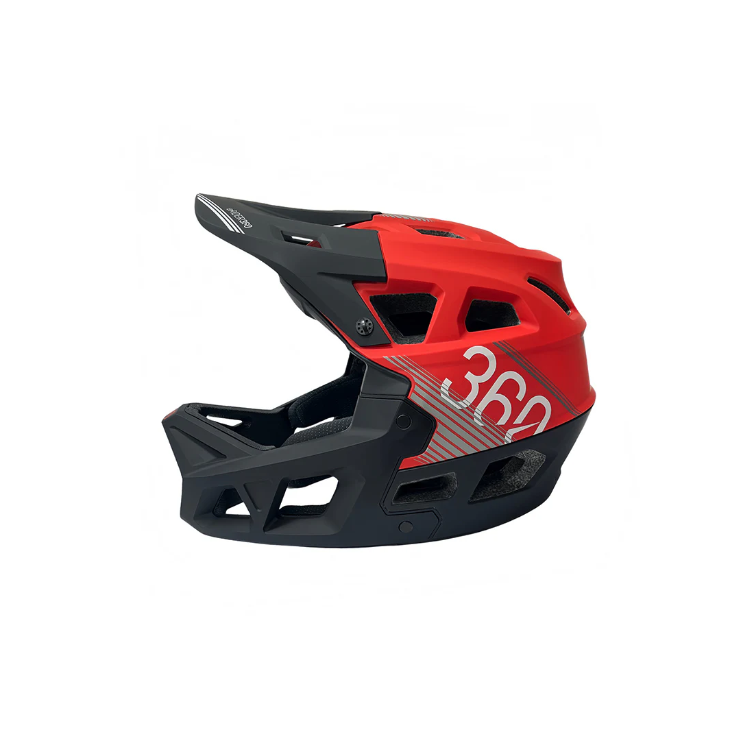 Casca full-face Integra Sport, Rosu/Negru, 59-61 cm (L) [2]