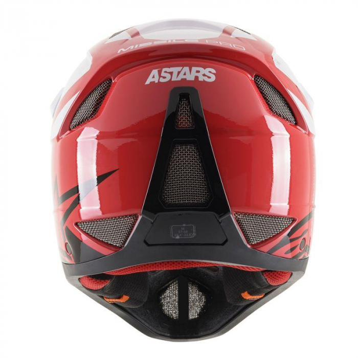 Casca fullface Alpinestars Missile PRO Cosmos red/white/glossy L [6]