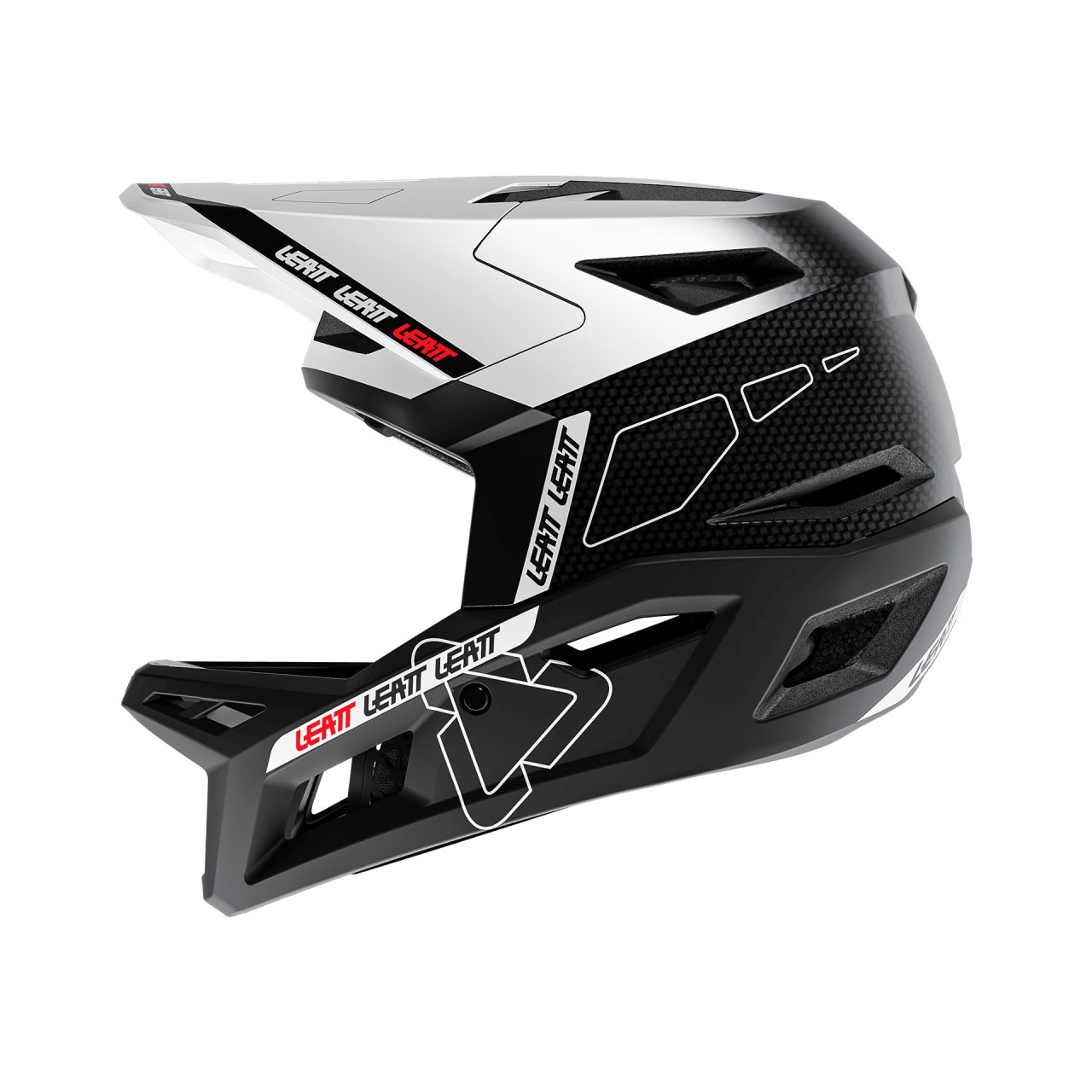 Casca Leatt MTB Gravity 6.0 Carbon White L - 59-60cm [3]