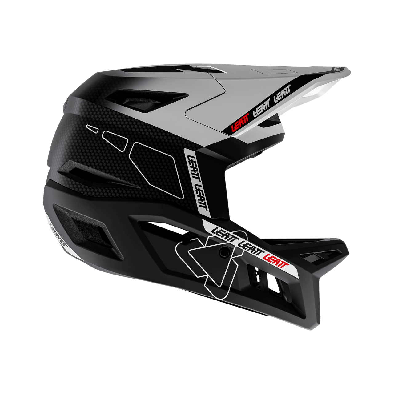 Casca Leatt MTB Gravity 6.0 Carbon White L - 59-60cm [4]