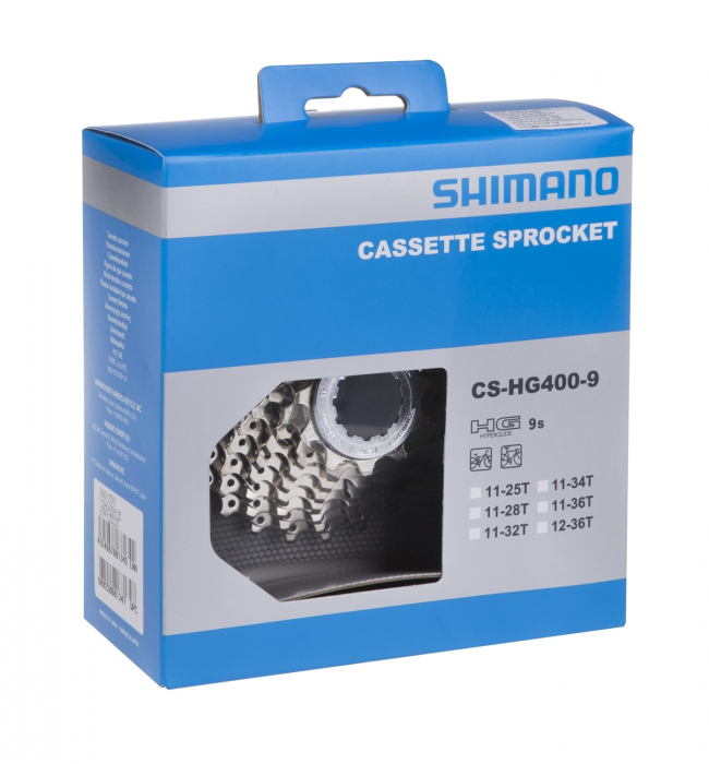 Pinioane pe caseta Shimano Alivio CS-HG400-9, 9 vit, 12-36T [2]