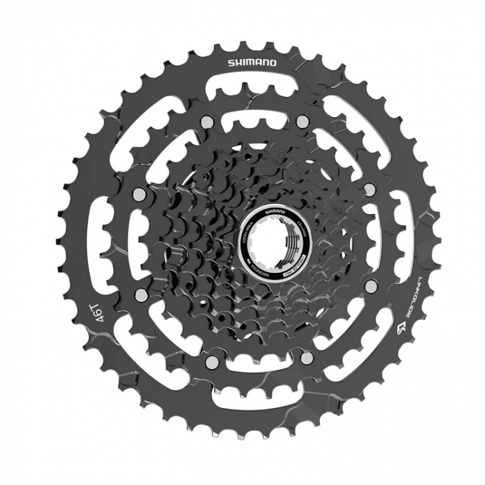 Caseta de pinioane Shimano CUES CS-LG400-9, 9 viteze, 11-46T [2]