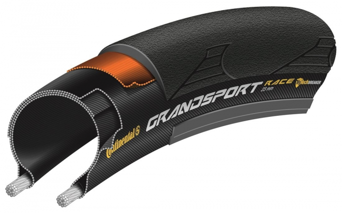 Anvelopa pliabila Continental Grand Sport Race 23-622 negru [3]