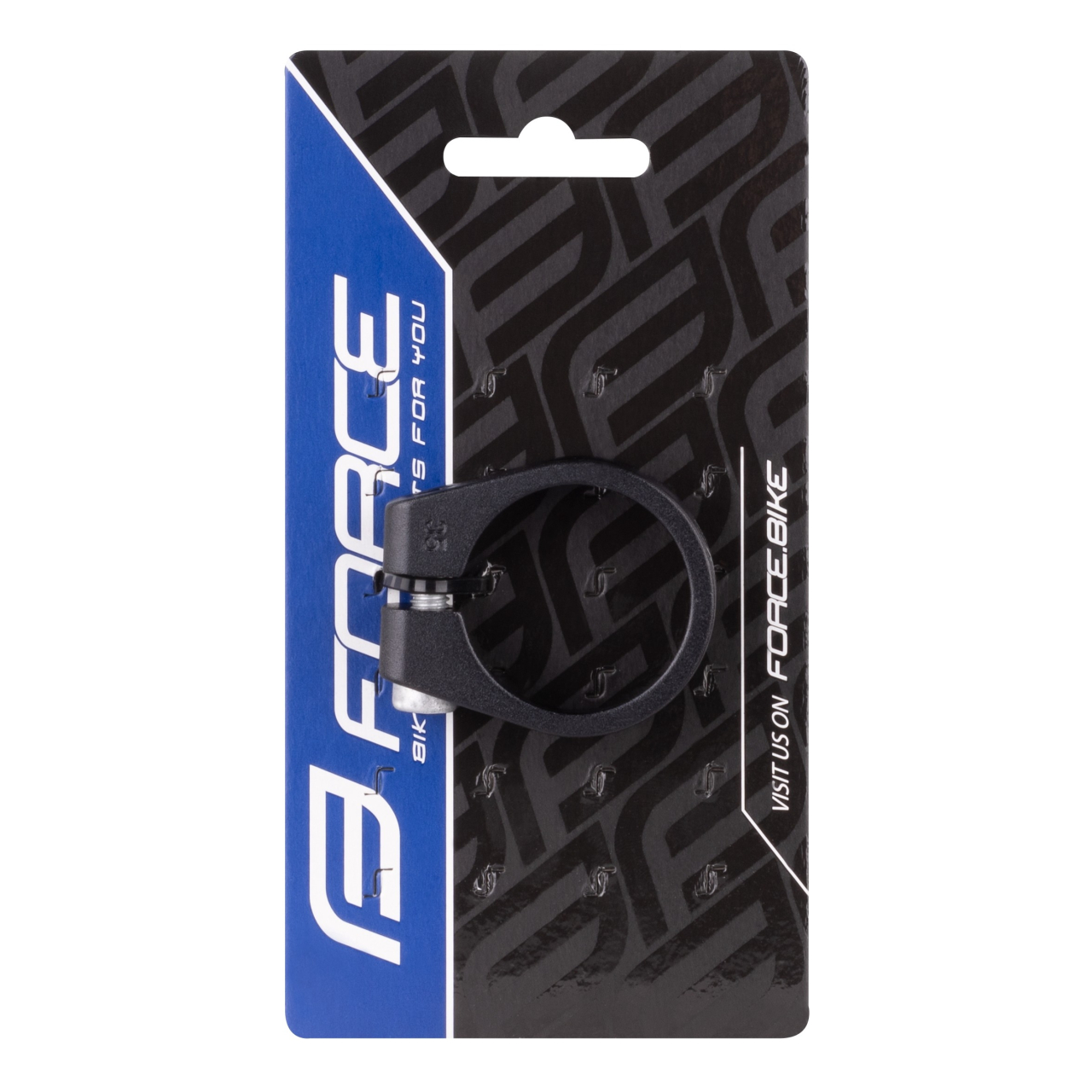 Colier tija sa cu imbus Force Aluminiu, negru, 31.8mm [2]