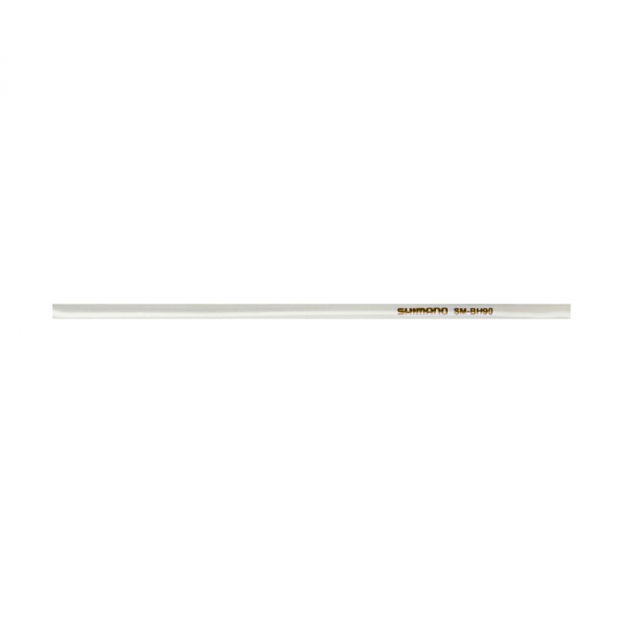 Conducta frana hidraulica Shimano SM-BH90-SS, 1000mm, alb, conector maneta drept (neasamblat) cu unitate conectare, fara hose cover [2]