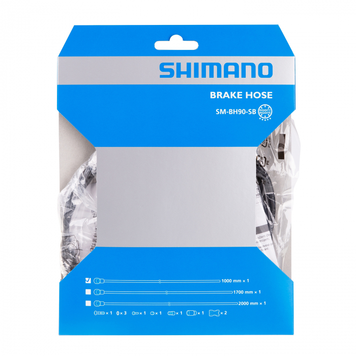 Conducta hidraulica Shimano SM-BH90-SB, 1000mm, Negru, conector BL drept (neasamblat), cu unitate de conectare [3]