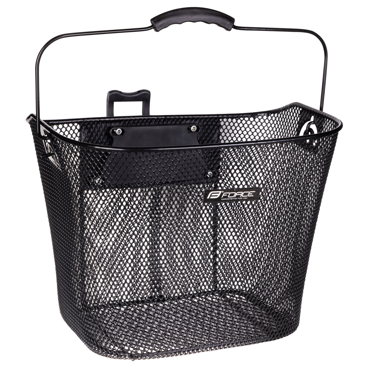 Cos fata Force Click Din Plasa Prindere Pe Ghidon Negru [2]