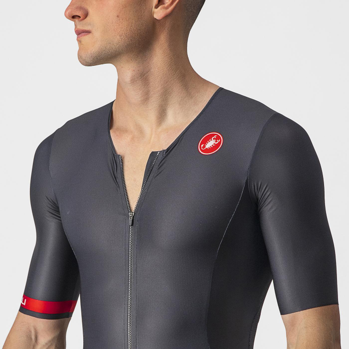 Costum de triatlon cu maneca scurta Castelli Free Sanremo SS, Negru, XXL [6]