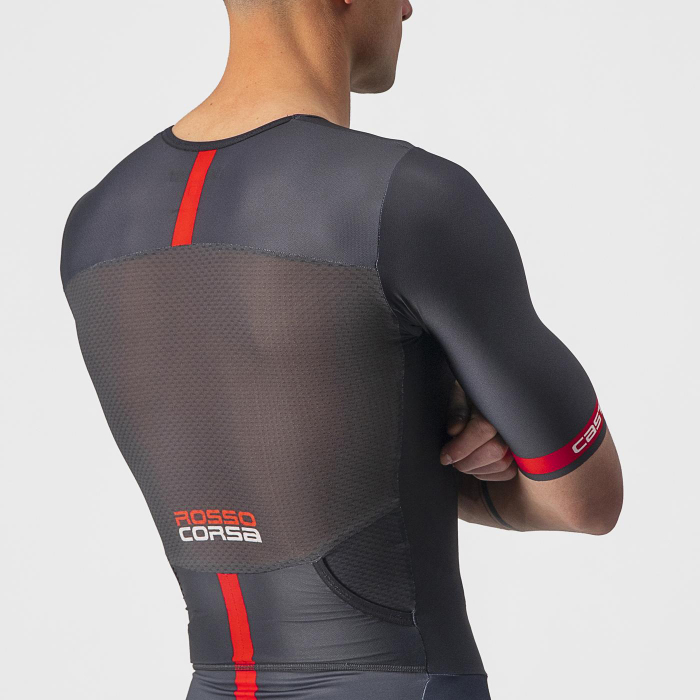 Costum de triatlon cu maneca scurta Castelli Free Sanremo SS, Negru, XXL [7]