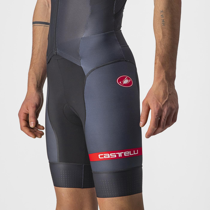 Costum de triatlon cu maneca scurta Castelli Free Sanremo SS, Negru, XXL [4]