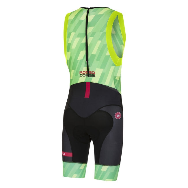 Costum Triatlon Castelli Short Distance, Verde/Negru, M [2]