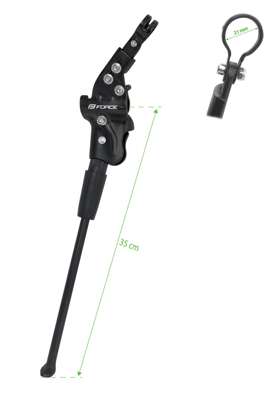 Cric reglabil Force 26-27.5 Al negru [2]