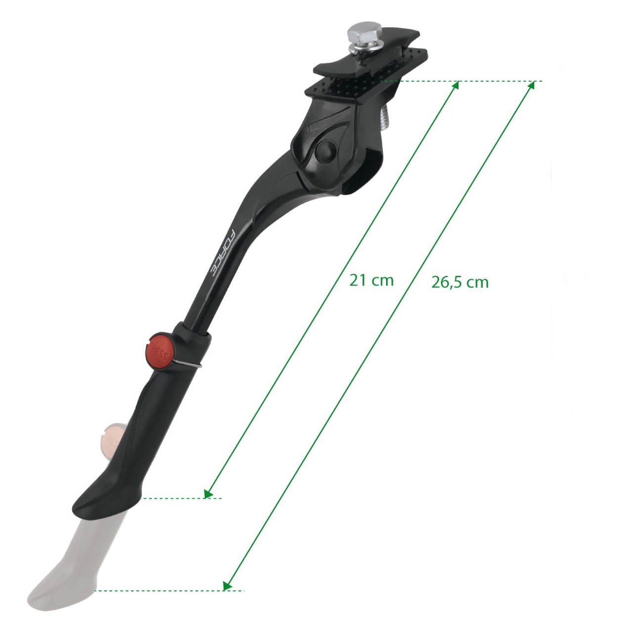 Cric reglabil Force pentru biciclete 16-20 fixare pe cadru [2]