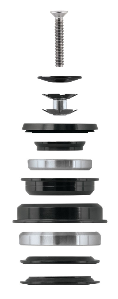 Cuvetarie Force Taper 1.1/8-1.1/2 semi-integrata 55mm, negru [2]