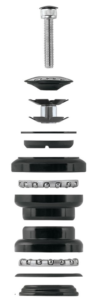 Cuvete furca Force Ahead 1 Externa Al/Fe Neagra [2]