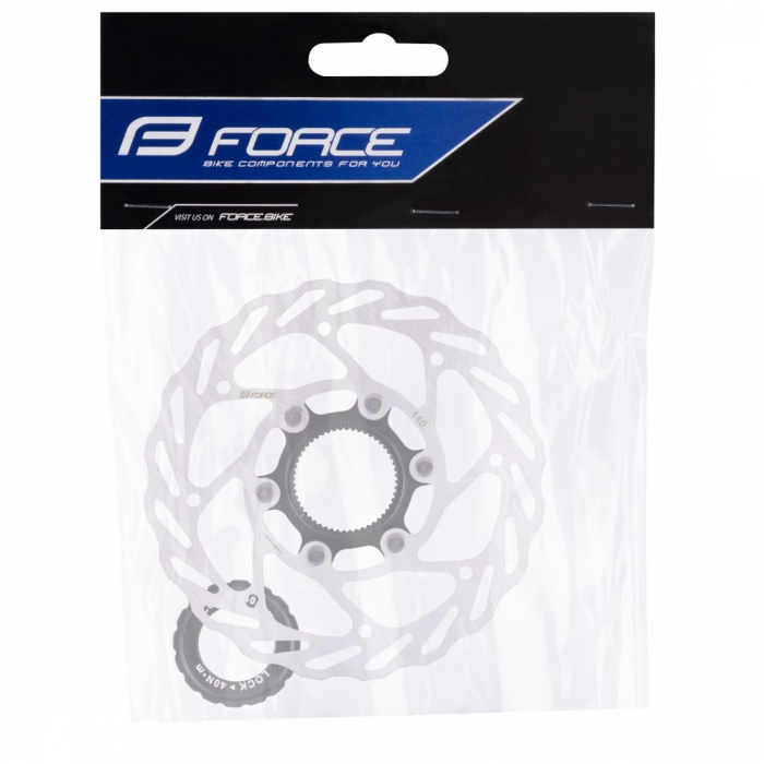 Disc frana Force 140mm Center Lock, argintiu [3]
