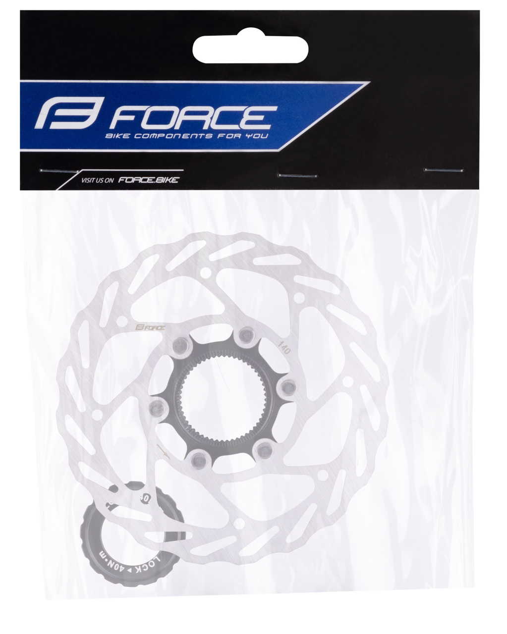 Disc frana Force 140mm Center Lock, argintiu [3]