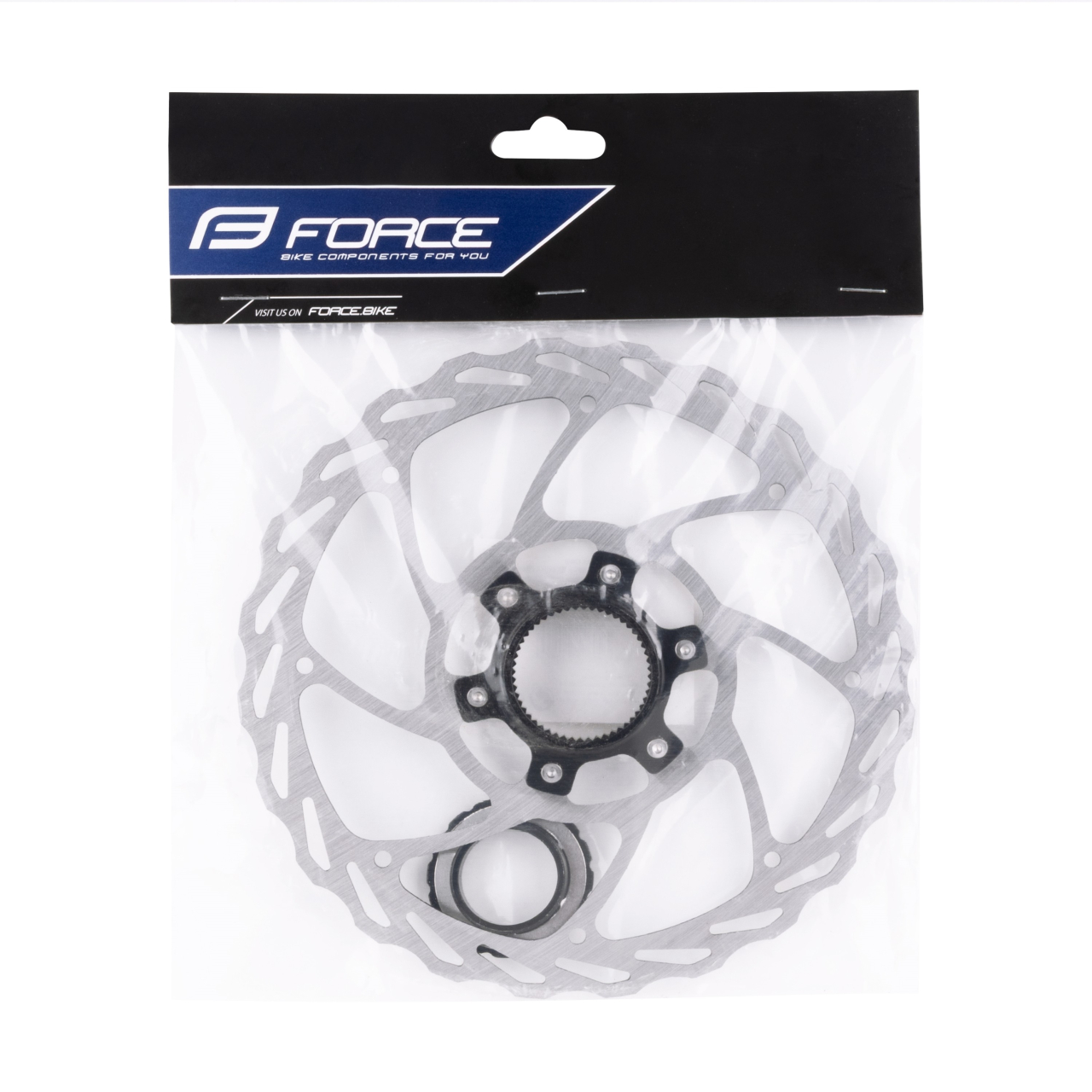 Disc frana Force 180mm Center-Lock argintiu [3]