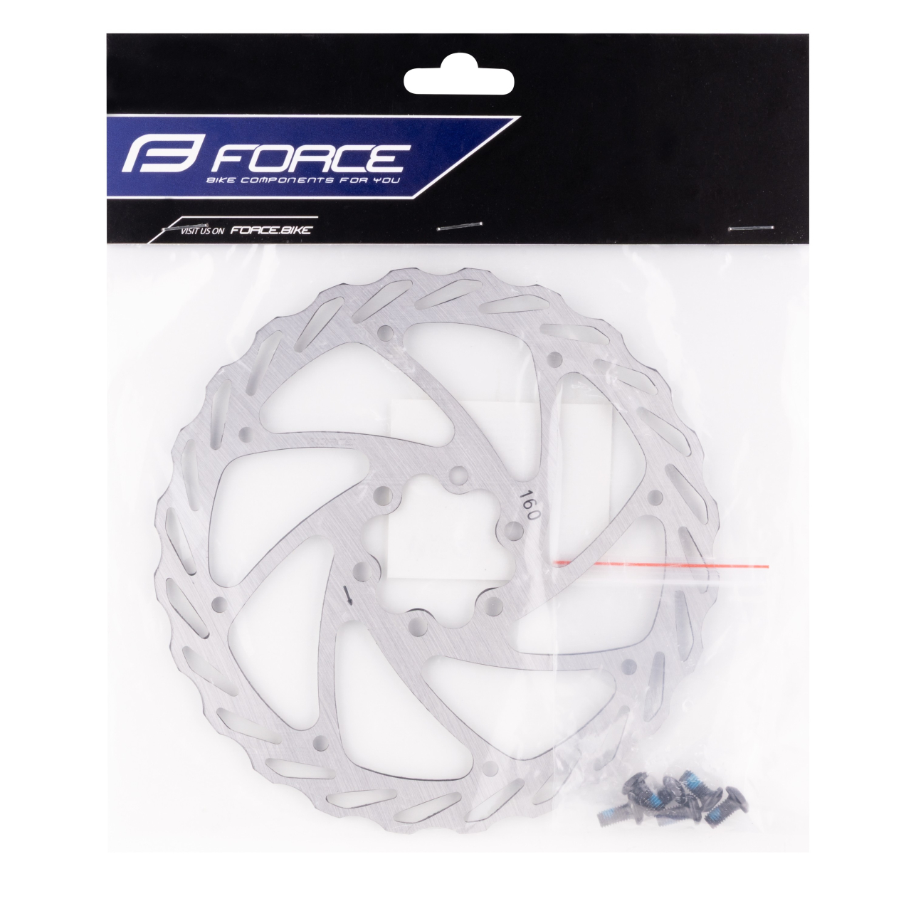 Disc Frana Force-4 160mm 6 gauri argintiu [2]