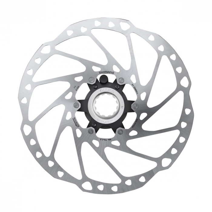 Disc frana Shimano RT-EM600-L, Center Lock, piulita cu caneluri interne, 203mm [1]