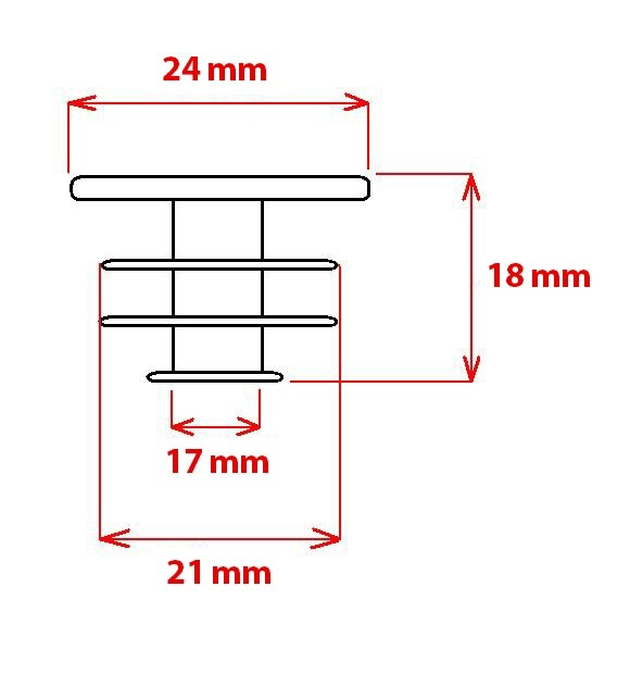 Dop ghidon universal Force, plastic [2]