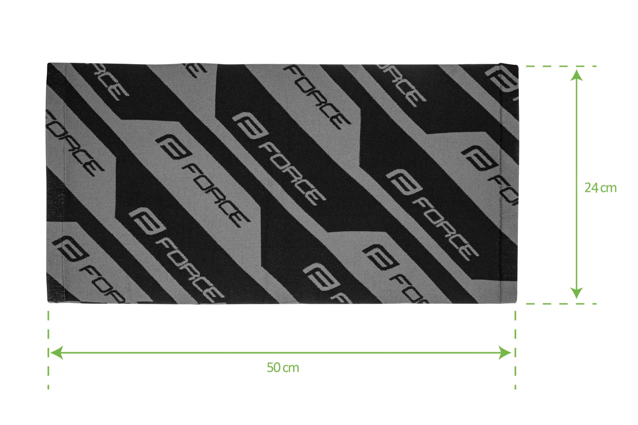 Esarfa Force Step Winter negru/gri [2]