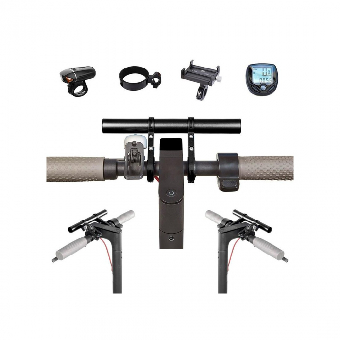 Extensie ghidon trotineta 20cm neagra [2]