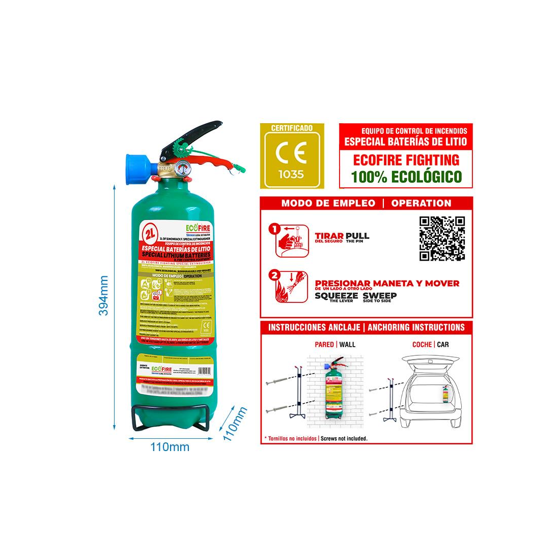 Extinctor dielectric pentru baterii Litiu [3]