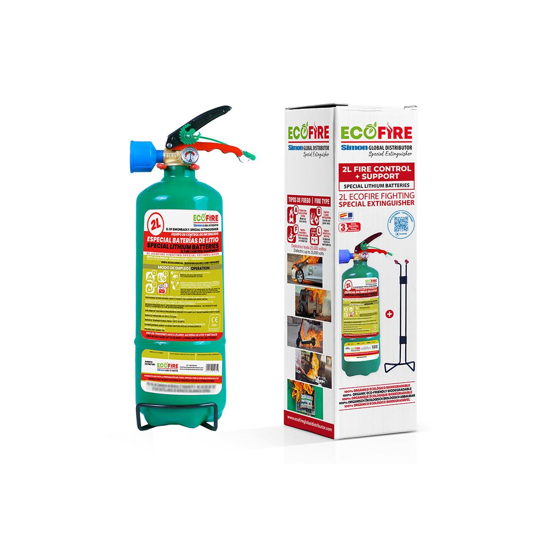 Extinctor dielectric pentru baterii Litiu [2]