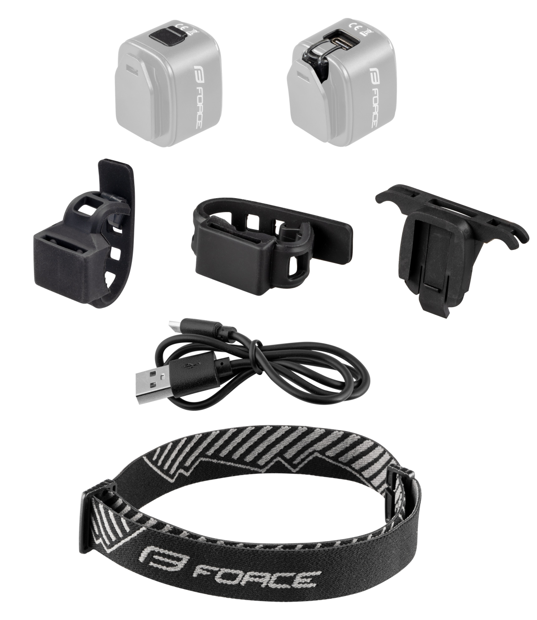 Far fata Force Flea 200LM USB, Black [4]