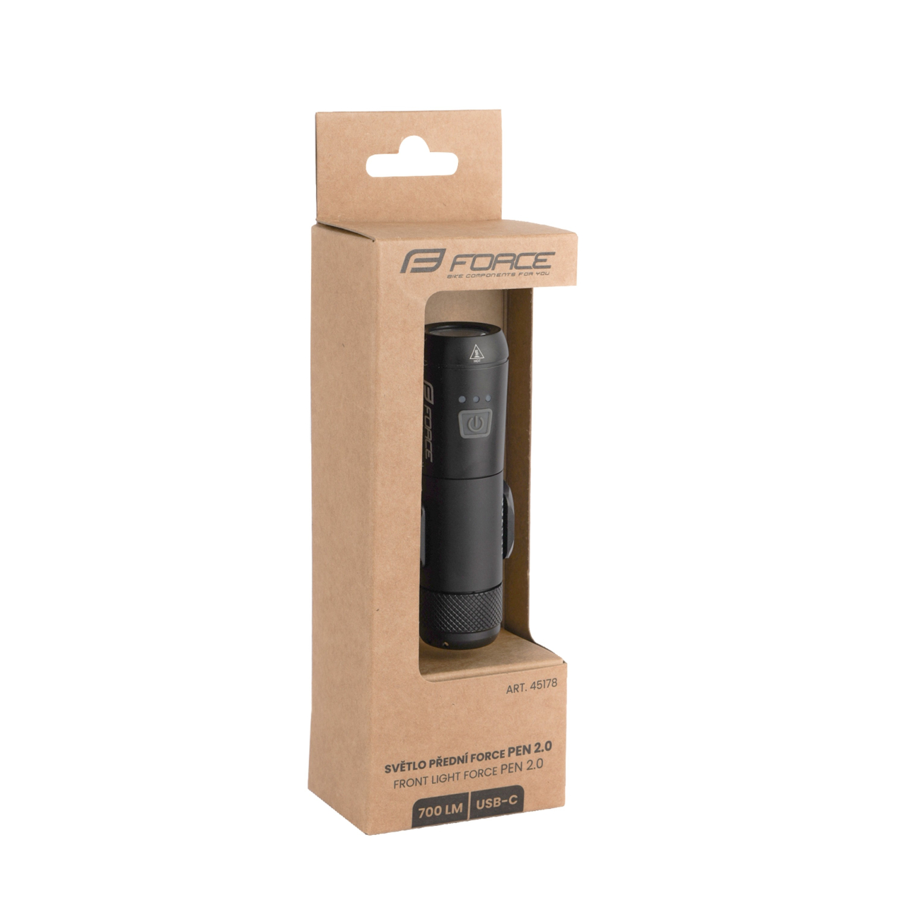 Far fata Force Pen 2.0 700LM USB negru [3]