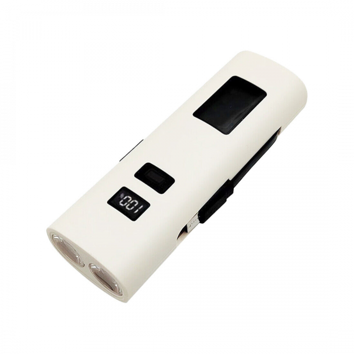 Far reincarcabil Fivestars Power Light PBL-6400, powerbank 6400 mAh, USB Type-C, alb [2]