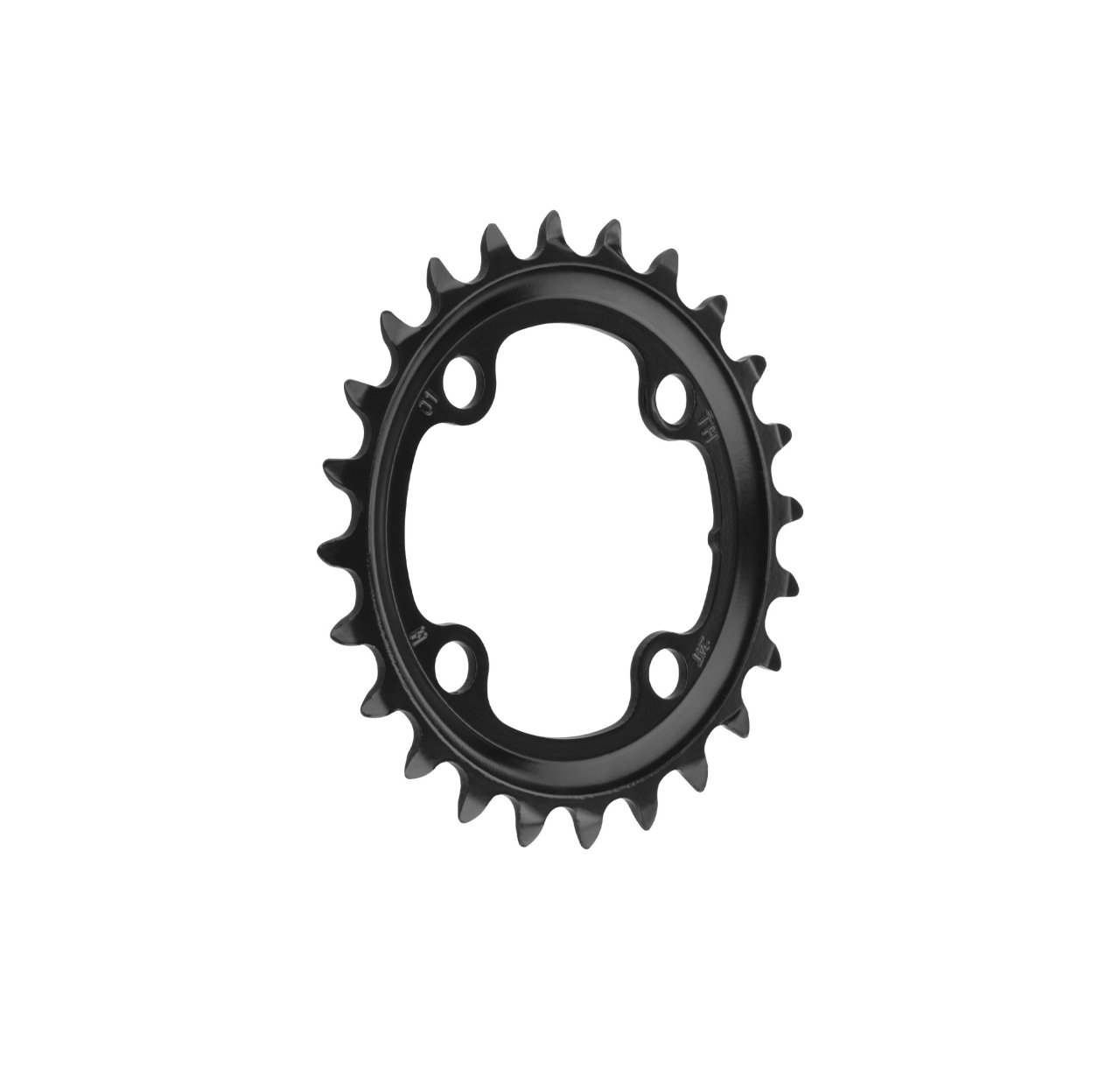 Foaie angrenaj pedalier Force 24T Cr-Mo neagra [2]