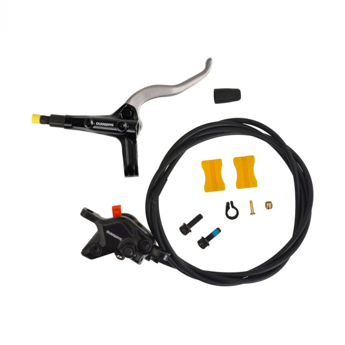 Frana hidraulica disc Shimano MT401, dreapta/spate, Argintiu/Negru [2]