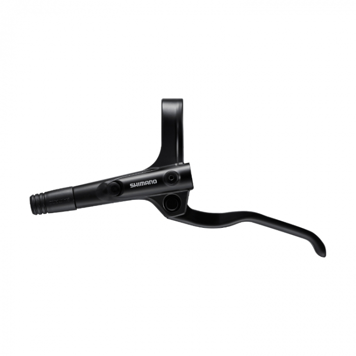 Frana hidraulica disc Shimano MT201, BL-MT201(L)+BR-MT200(F), fara adaptor etrier, placute Resin, Negru, stanga/fata [2]