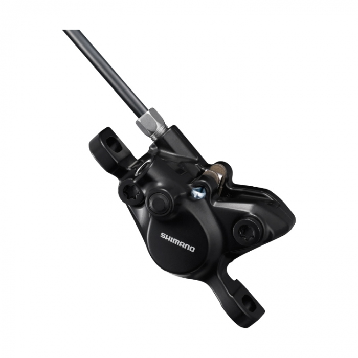 Frana hidraulica disc Shimano MT201, BL-MT201(L)+BR-MT200(F), fara adaptor etrier, placute Resin, Negru, stanga/fata [3]