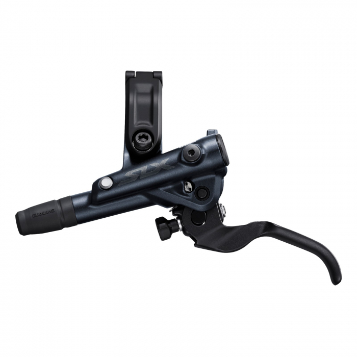 Frana hidraulica disc Shimano SLX BL-M7100(L)+BR-M7120(F), J-Kit, placute resin cu radiator, stanga/fata [2]