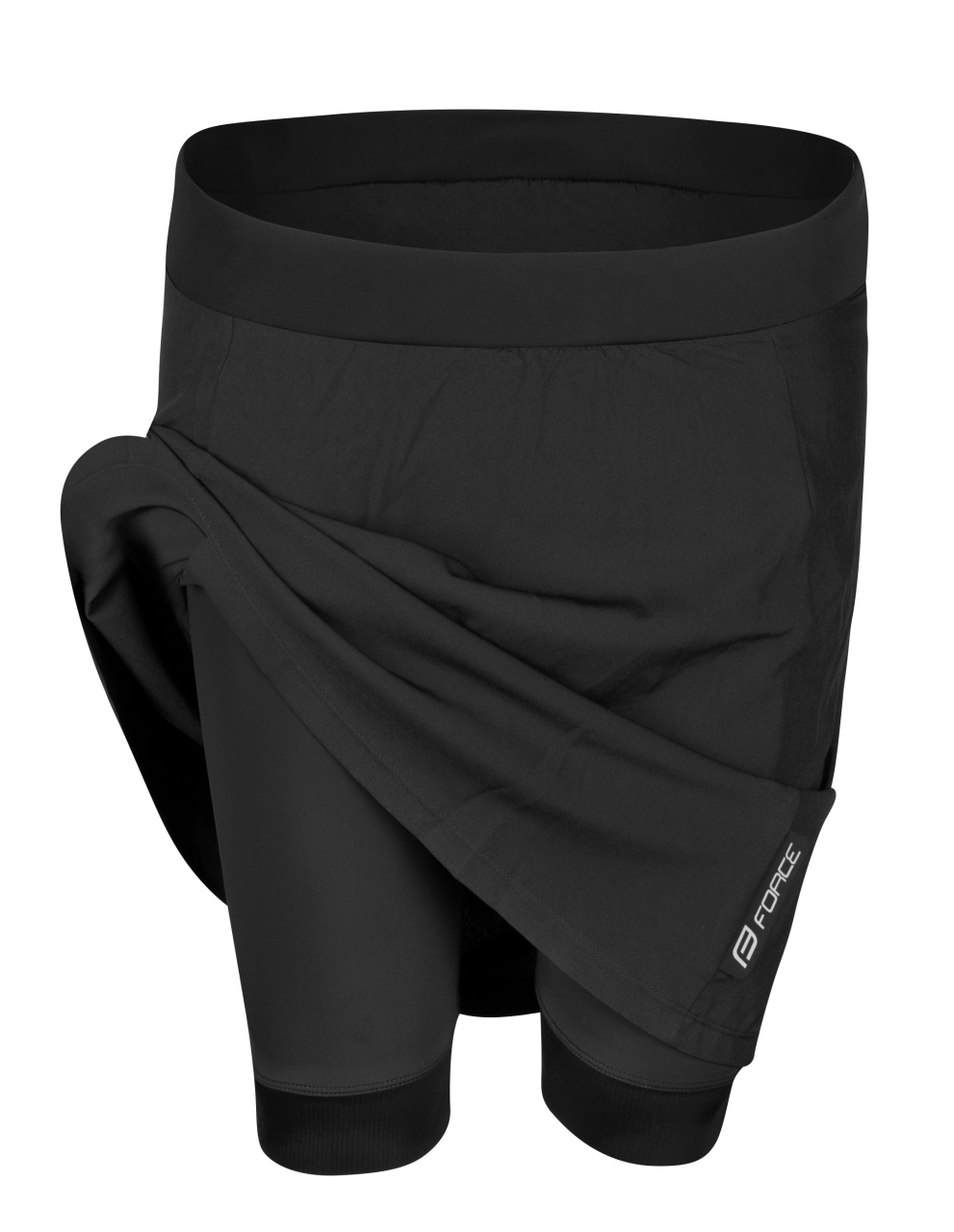 Fusta cu pantaloni scurti cu bazon Force Daisy negru XS [3]