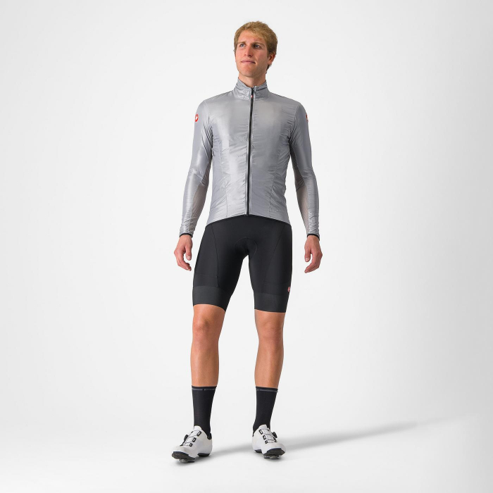 Jacheta anti-vant Castelli Aria Shell, pentru barbati, gri argintiu, XXXL [3]