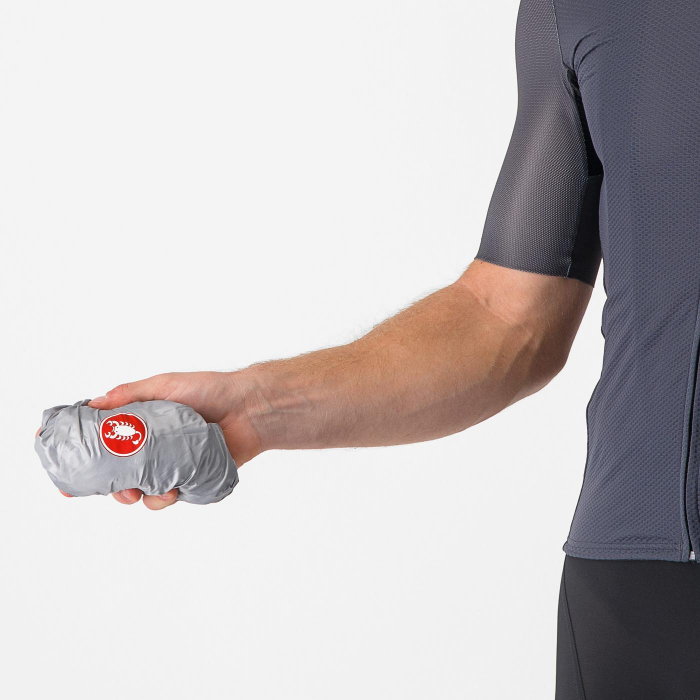 Jacheta anti-vant Castelli Aria Shell, pentru barbati, gri argintiu, XXXL [4]