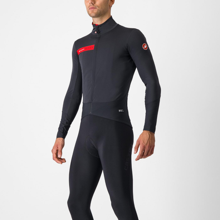 Jacheta Castelli Beta RoS, negru deschis/rosu, XXL [3]