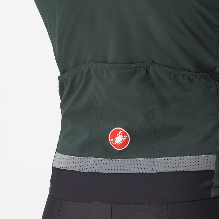 Jacheta Castelli Beta RoS, verde rover/rosu portocaliu, XXL [3]