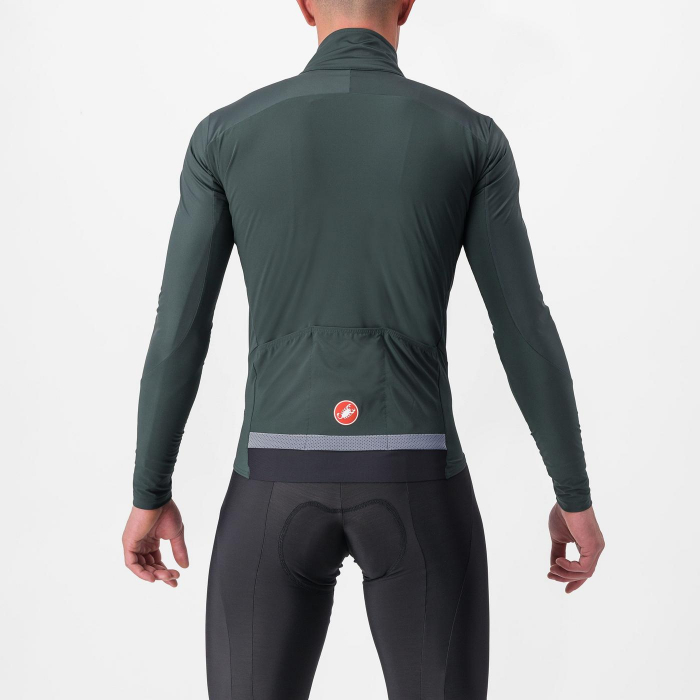 Jacheta Castelli Beta RoS, verde rover/rosu portocaliu, XXL [2]