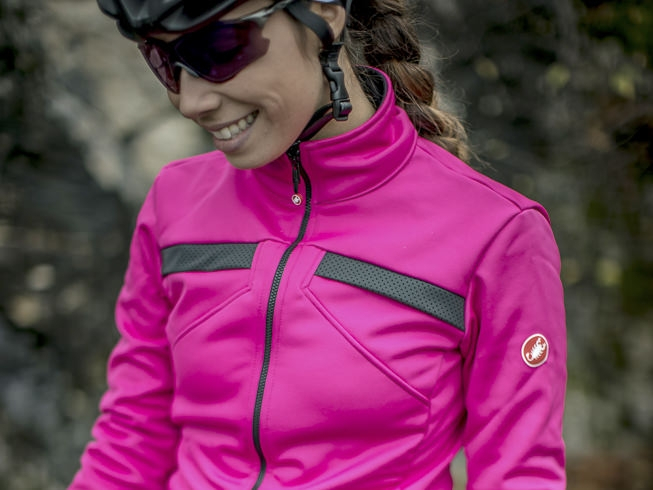 Jacheta Castelli Dinamica, de dama, Bleumarin/Gri Reflex, S [3]