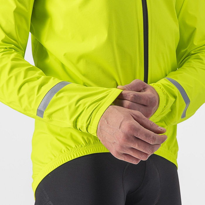 Jacheta Castelli Emergency 2 Rain, lime electric, XXXL [6]