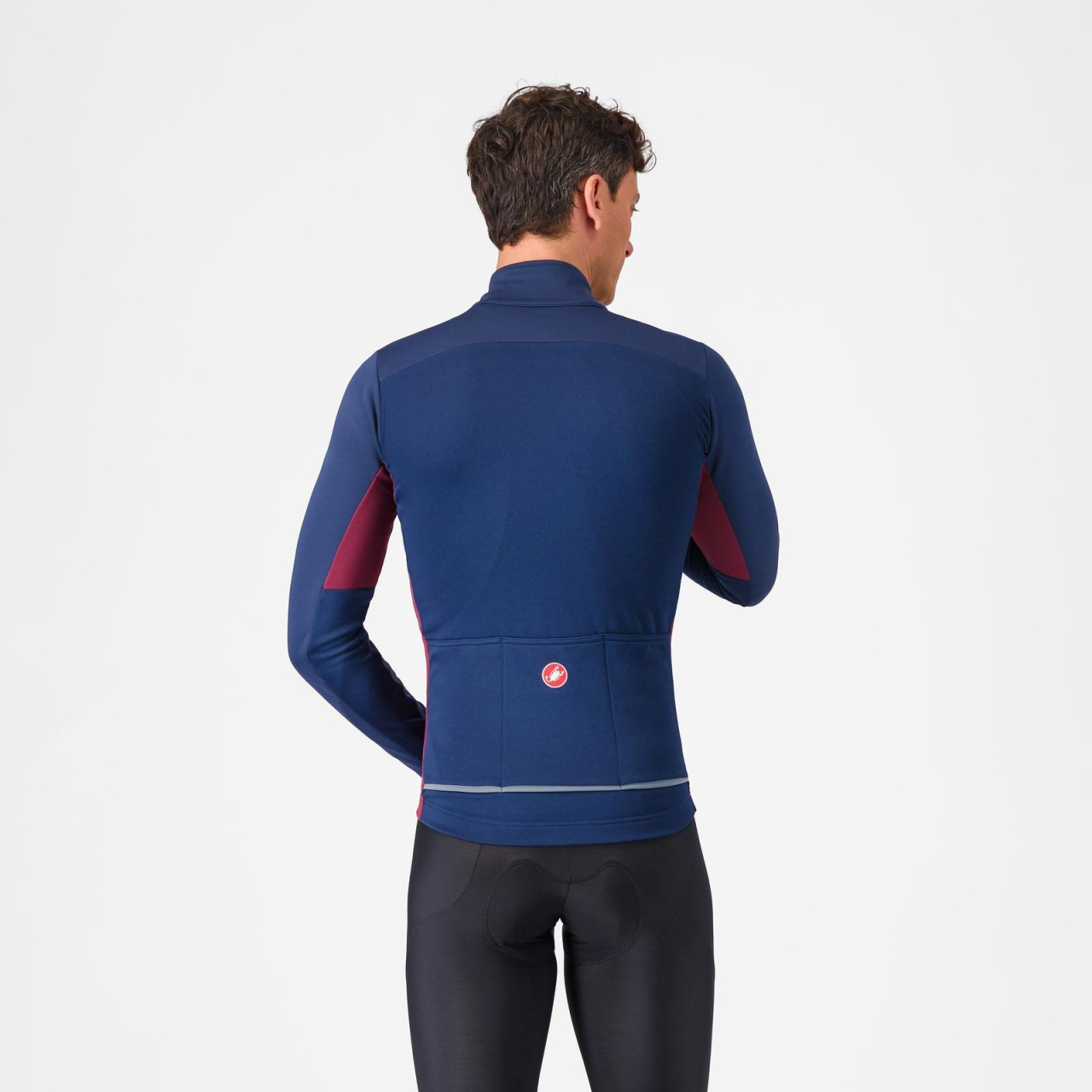 Jacheta Castelli Entrata 2, pt barbati, albastru Belgian/visiniu, L [2]