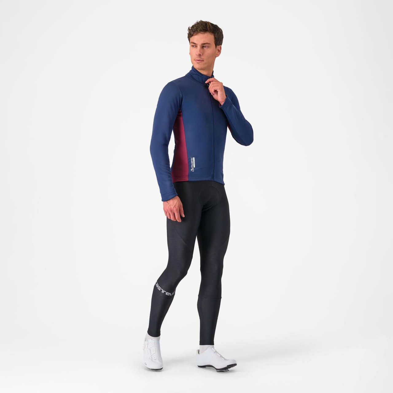 Jacheta Castelli Entrata 2, pt barbati, albastru Belgian/visiniu, L [6]