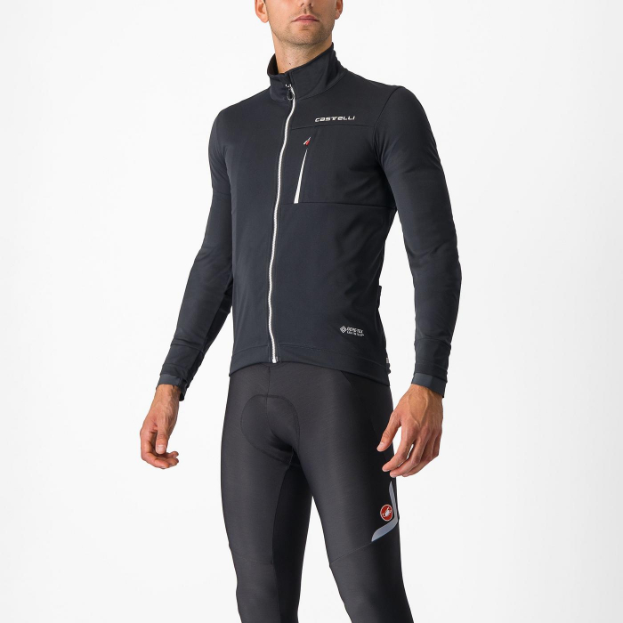 Jacheta Castelli Go, negru deschis/alb, XS [3]