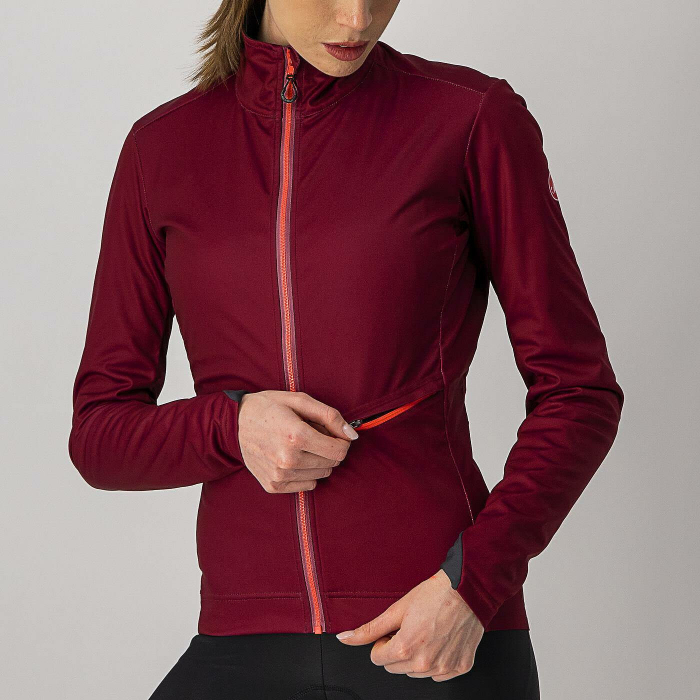 Jacheta Castelli Go W, de dama, Visiniu/Roz, L [3]